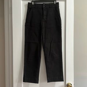 Everlane Organic Straight Leg Pant in Black